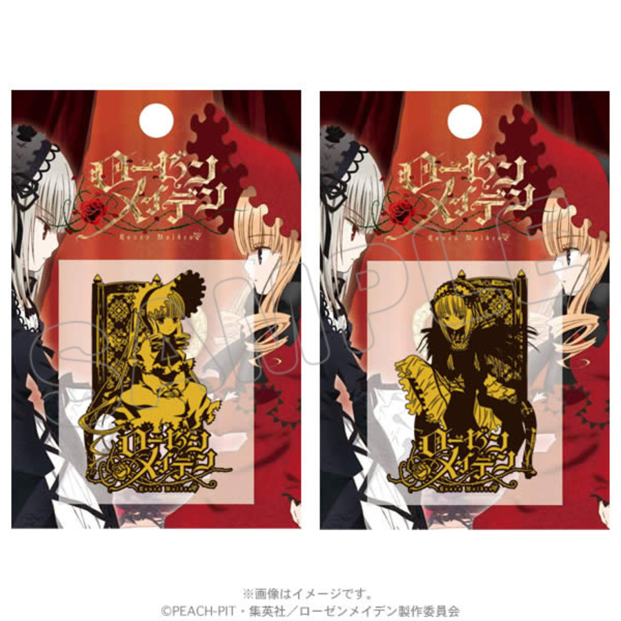 非売品 ローゼンメイデン 購入特典 コースターセット 水銀燈 真紅 アニまるっ！限定】蒔絵シール／真紅&水銀燈セット／ローゼンメイデン