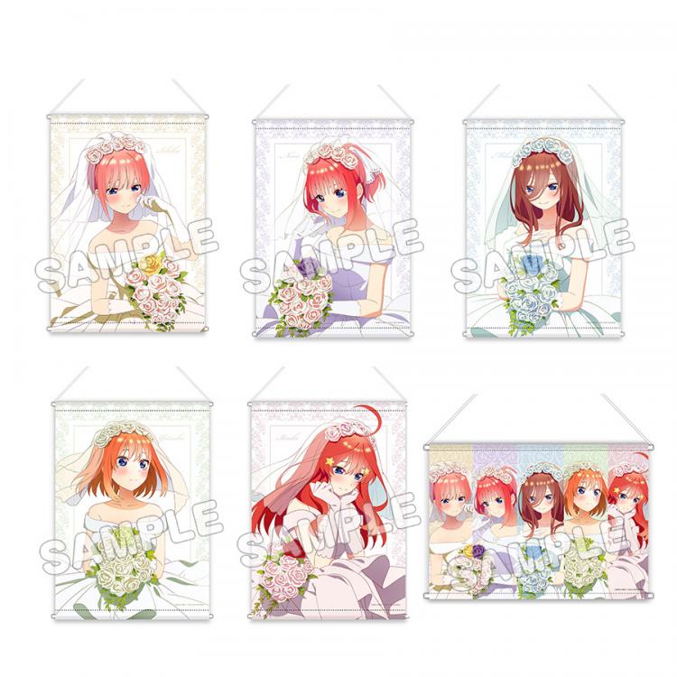 描き下ろしb2タペストリー ドレス 五等分の花嫁 10 13迄 アニまるっ