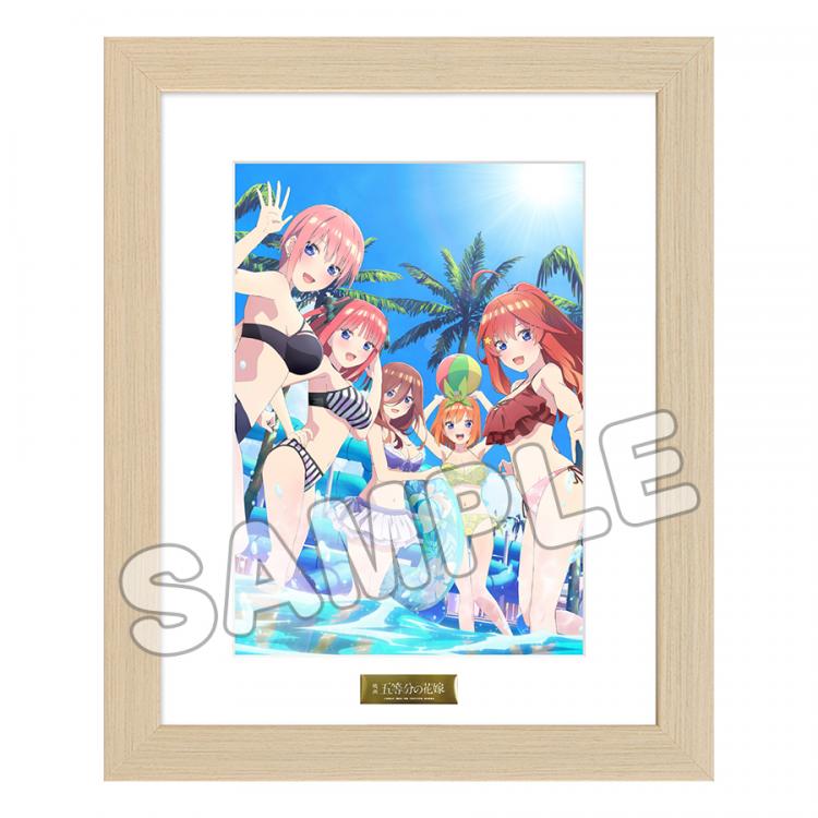 非売品】五等分の花嫁 B5キャラファイングラフ 額縁付き - コミック 