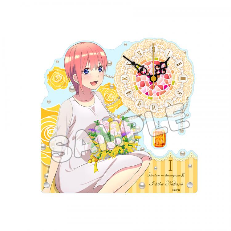 ！五等分の花嫁！置時計！！レア商品！！ TVスペシャルアニメ「五等分の花嫁∽」アクリル時計| 中野 四葉