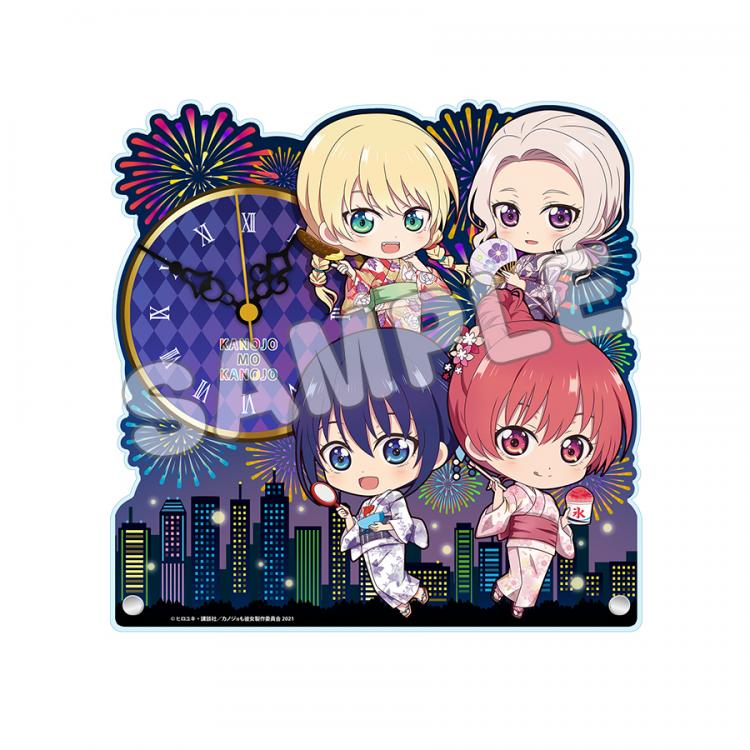 【新品未開封】 知らないカノジョ　オリジナルグッズ　ロケ地マップ　フライヤー アクリル置時計／カノジョも彼女 | TBS・MBSアニメ 公式