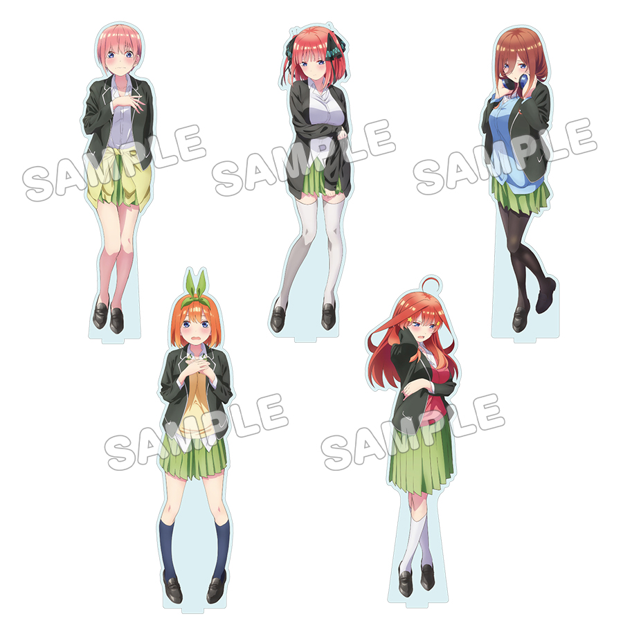 五等分の花嫁 描き下ろしアクリルフィギュアM ネグリジェコンプ 五等分の花嫁 描き下ろしアクリルフィギュアM ネグリジェコンプ