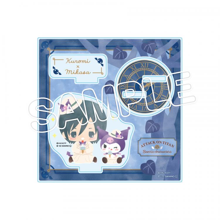 アクリルスタンド～なかよしの木～／ミカサ×クロミ／進撃の巨人