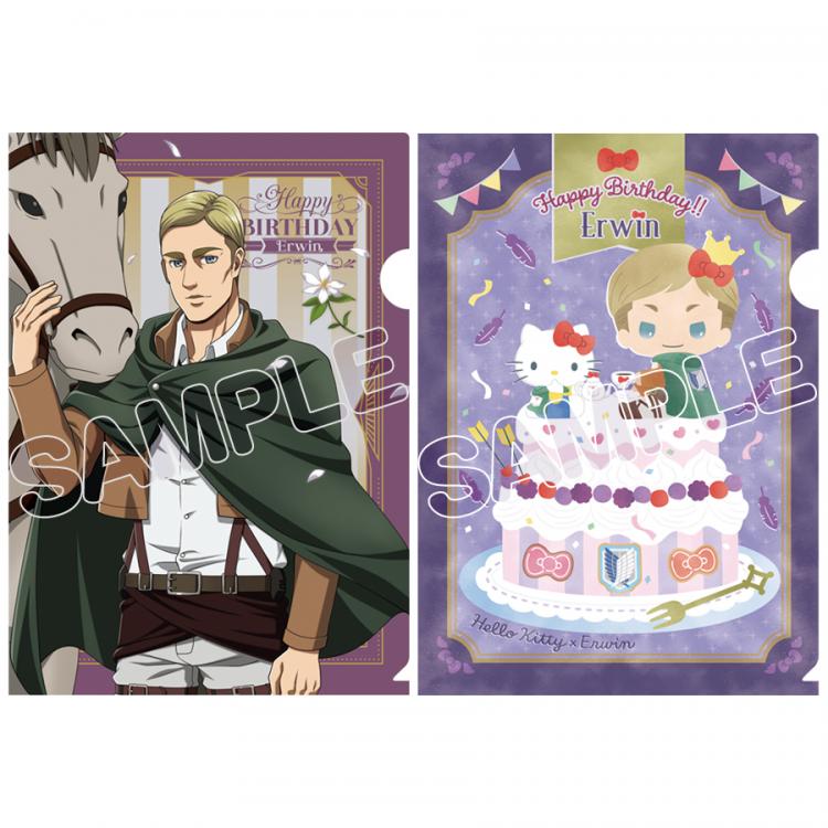 進撃の巨人 エレン バースデー 2022 クリアファイル2枚セット