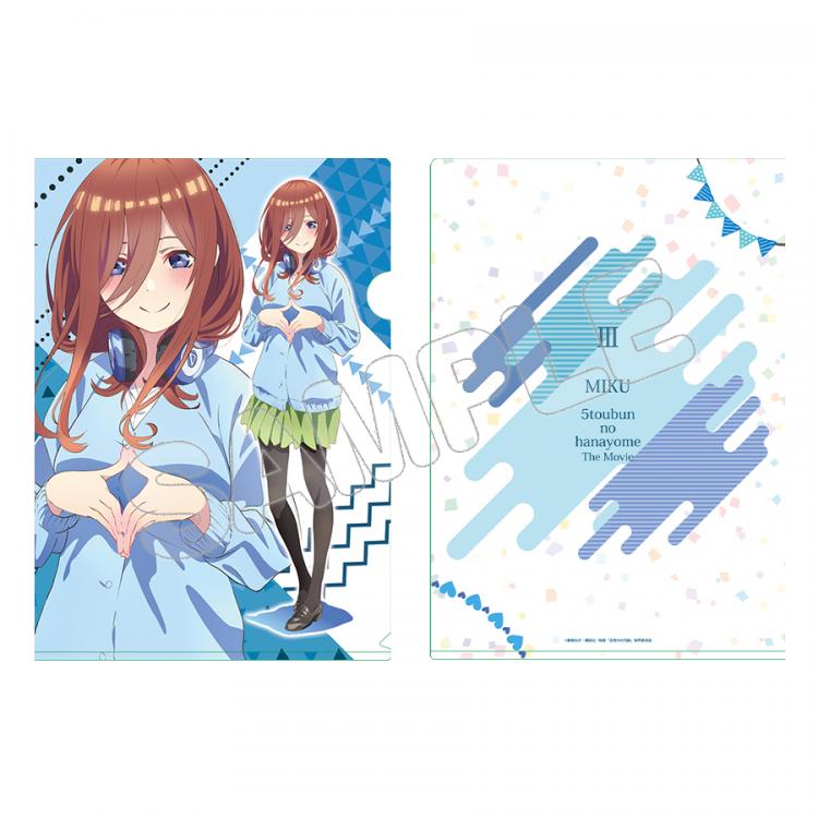 A4クリアファイル5枚セット / 映画「五等分の花嫁」【ローソン