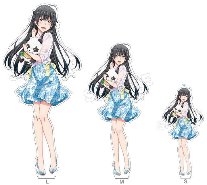 Mサイズの他、キーホルダーとしても楽しめるSサイズやもっと大きなLサイズも別売りでご用意しています。