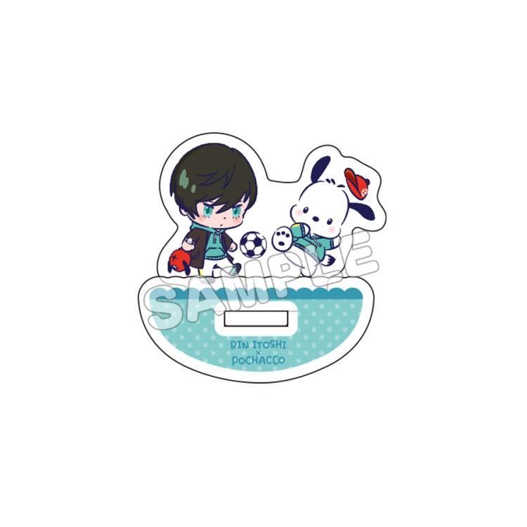 キャラアクリルフィギュア／糸師凛×ポチャッコ／ブルーロック