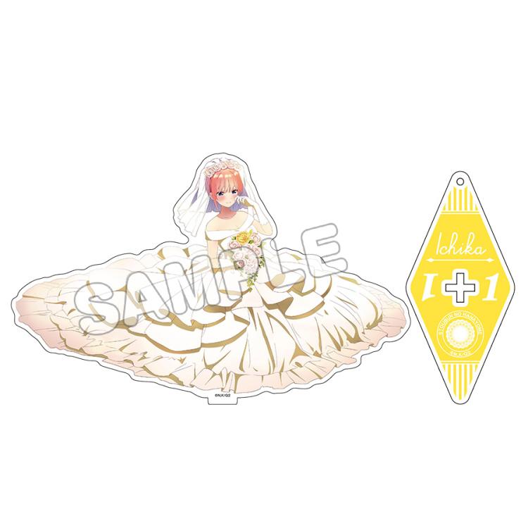 【時間指定不可】 描き下ろしアクリルフィギュアM／ドレス／五等分の花嫁∬ | TBS キーホルダー・アクリルキーホルダー