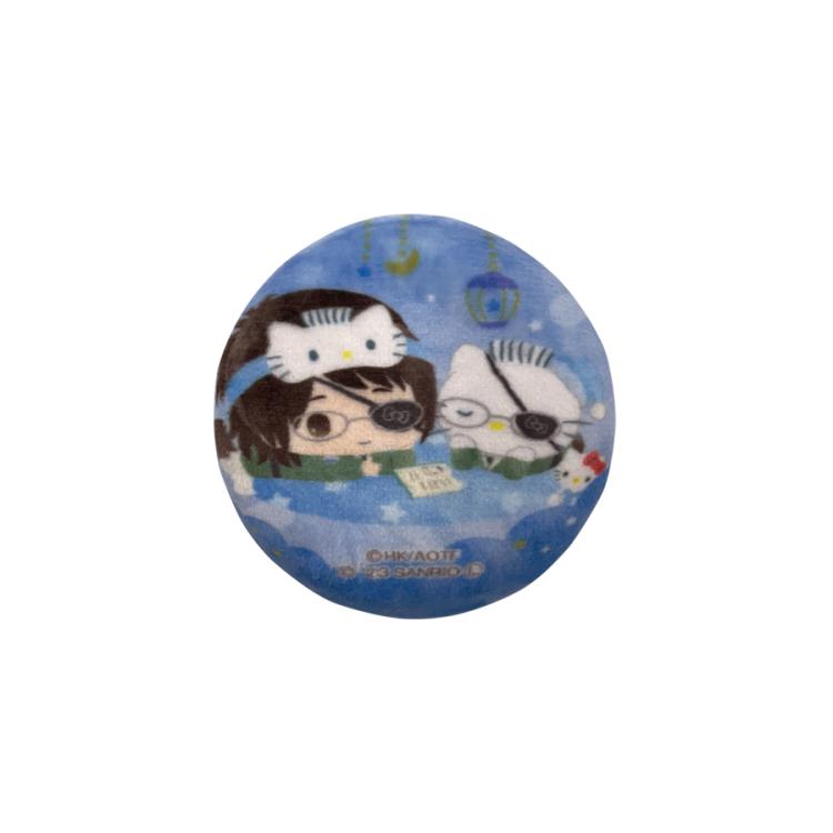 トレーディングふかふか缶バッジA／全5柄（BOX販売）／進撃の