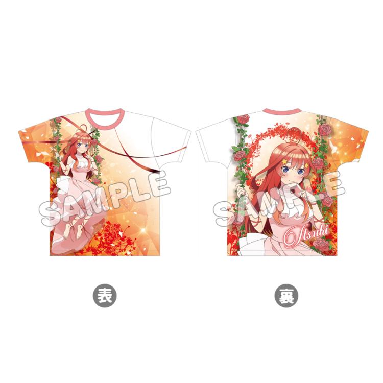衣類 中野三玖 フルグラフィックTシャツ ホワイト XLサイズ 「五