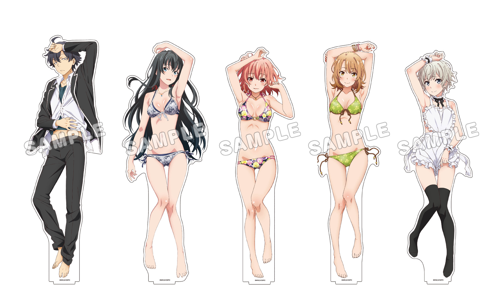 キャラクターたちの身長差も再現しておりますので、全種並べて楽しむのもオススメです！