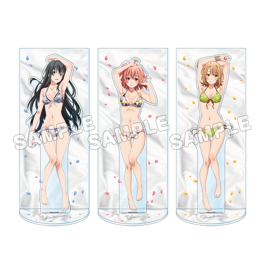 ヒロインが揃ったアクリルジオラマや背景パーツ付きのアクリルフィギュアもおすすめです！