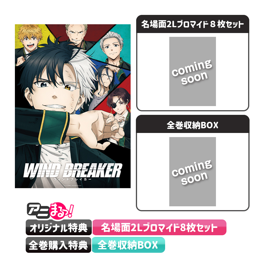 WIND BREAKER／全巻購入セット／DVD（アニまるっ！オリジナル特典付き 