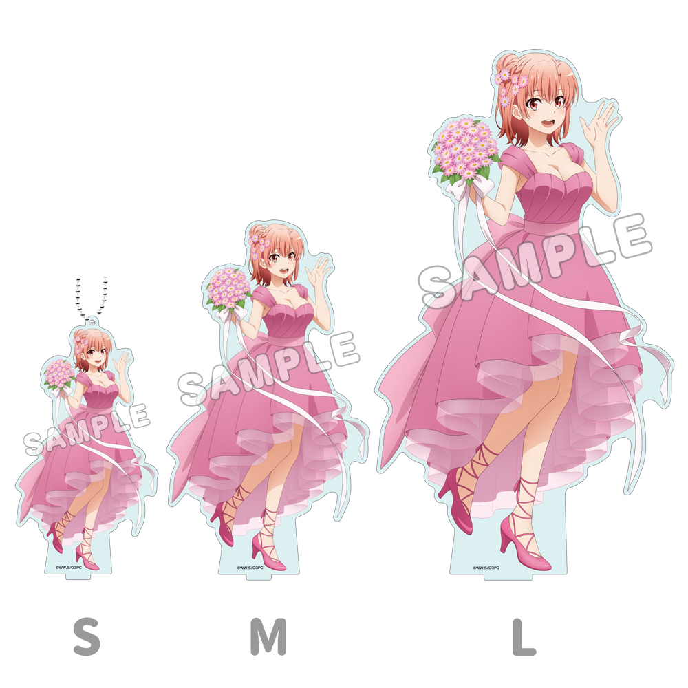Mサイズの他、キーホルダーとしても楽しめるSサイズやもっと大きなLサイズも別売りでご用意しています。
