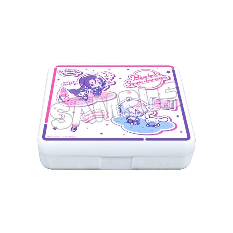【レア】サンリオ キャラクターズ ＊ ブロックメモ & 缶ケース 3個セット 小物ケース／A／ミニキャラデザイン01／ブルーロック×サンリオ