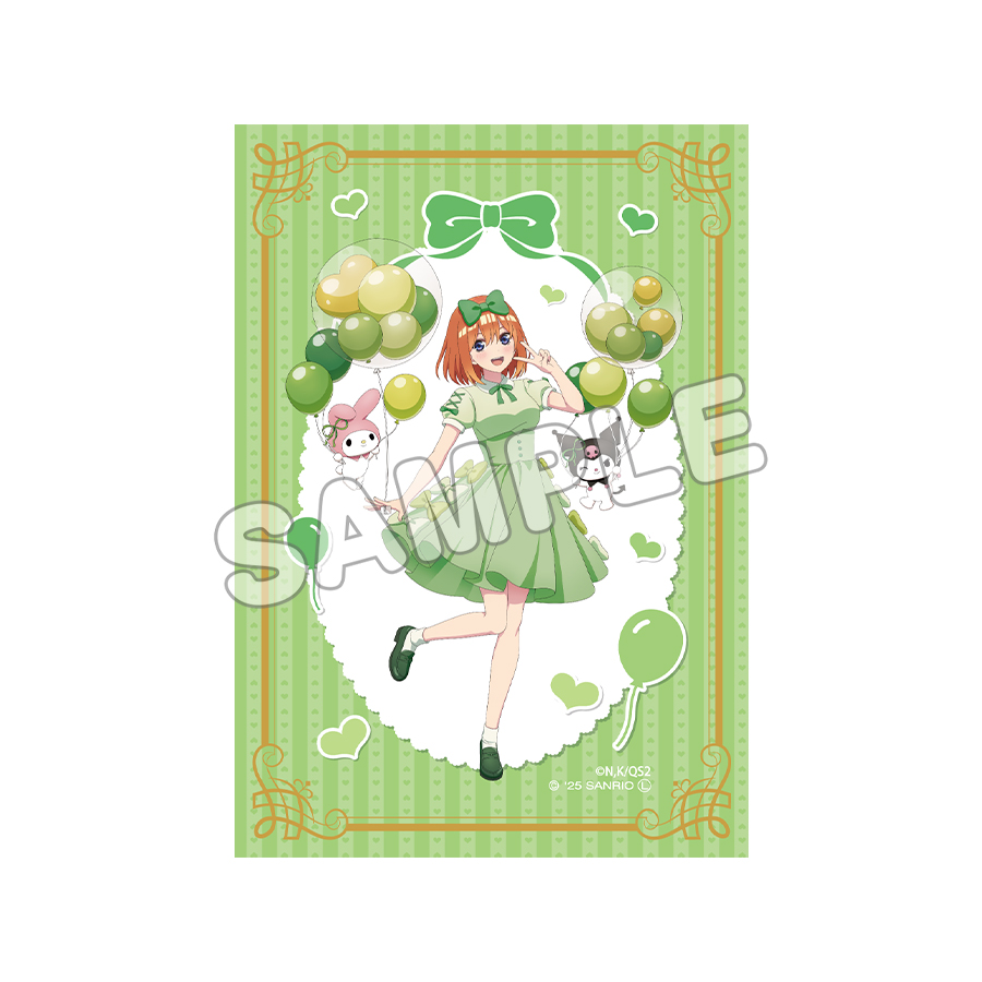 箔押しプラブロマイド／四葉／「五等分の花嫁＊」×マイメロディ