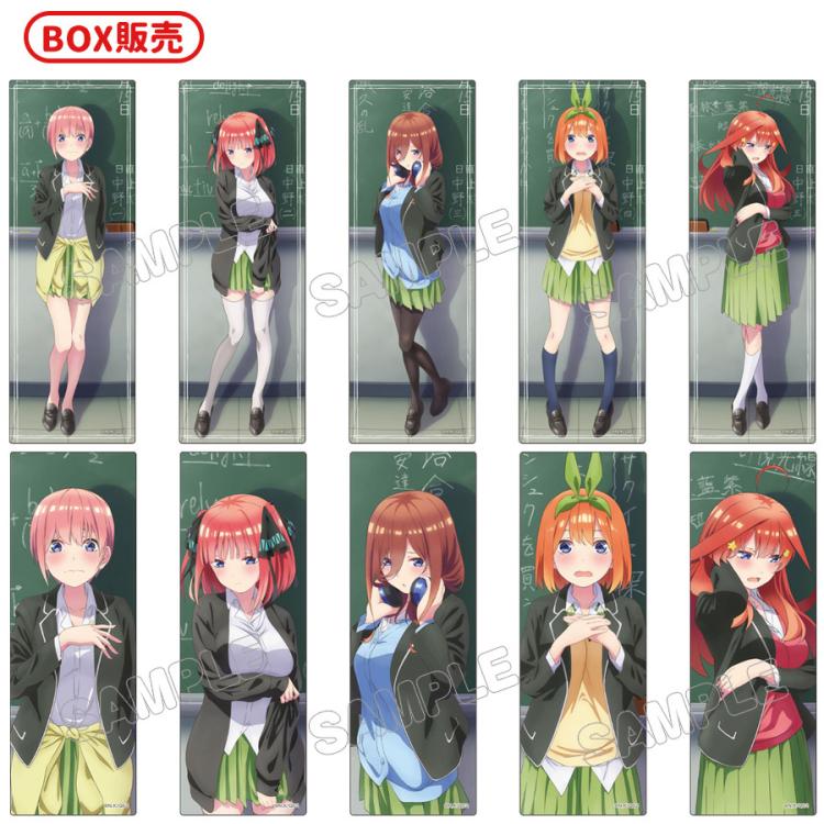 五等分の花嫁　バッジ　五月　告白 トレーディングロング缶バッジ(全10種)／告白／BOX／五等分の