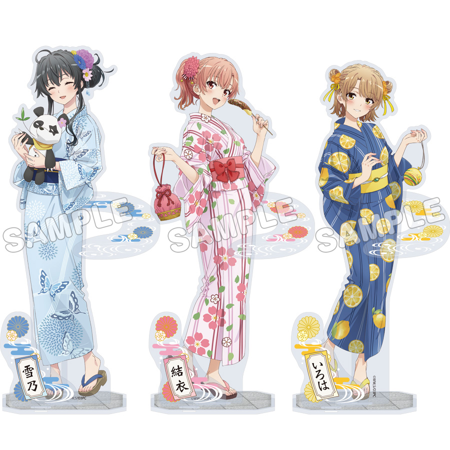 ヒロインが揃ったアクリルジオラマや立体アクリルフィギュアもおすすめです！