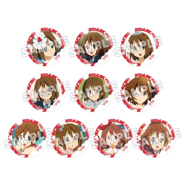 けいおん 缶バッチ×8 トレーディング缶バッジ(全10種)／澪／単品／けいおん! | TBS