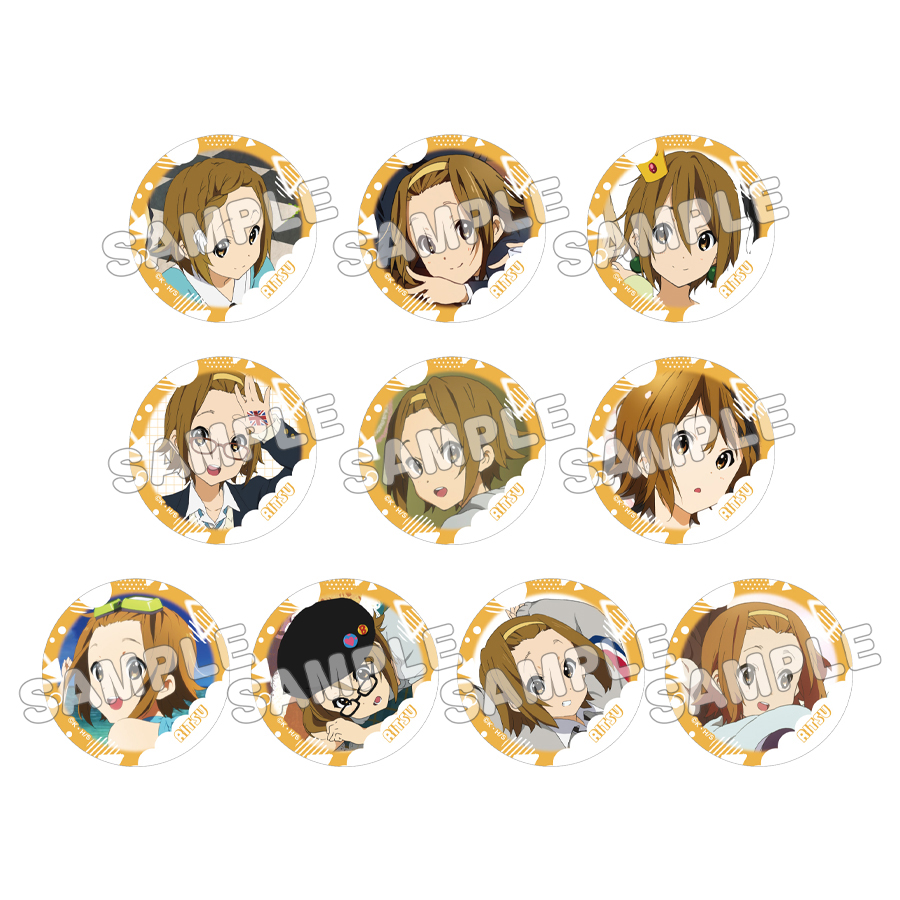 けいおん！ 10周年トレーディング缶バッジ part.1 part.2 13種 keion10th_marui_goods21.jpg?