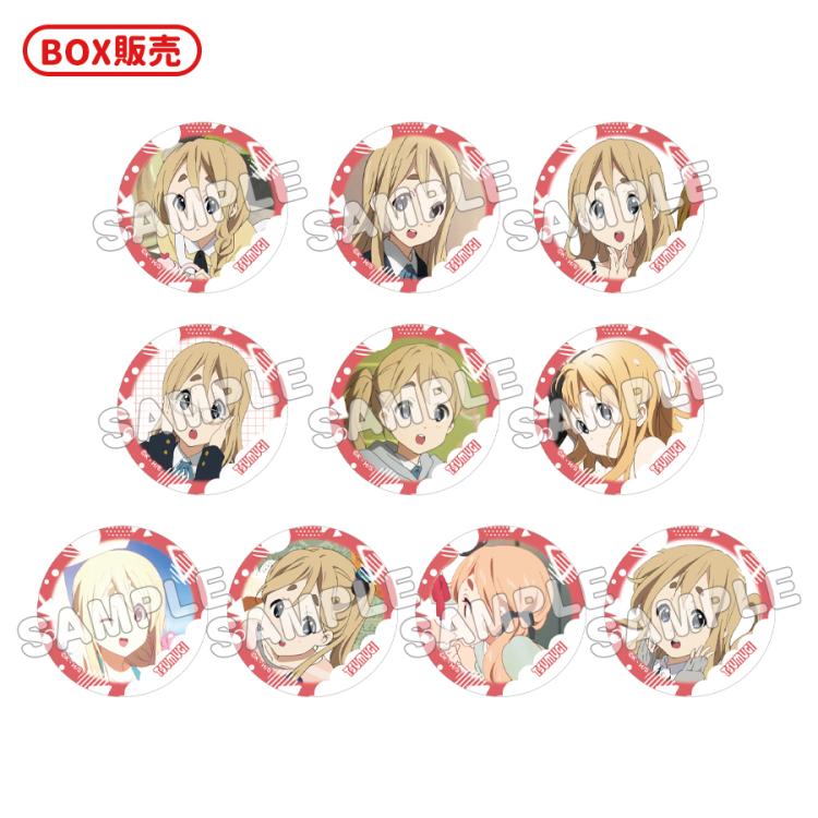 けいおん！　琴吹紬　箔押し缶バッジ けいおん! ピック型缶バッジ D 琴吹紬｜アニメ・キャラクター