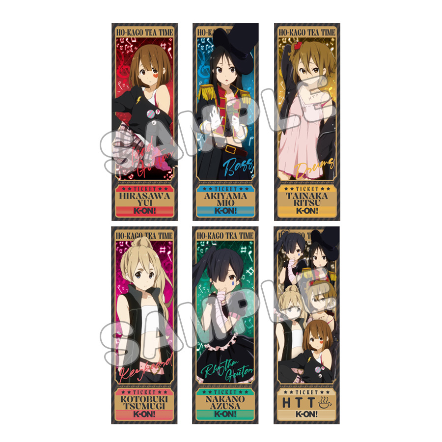 トレーディングチケット風カード(全6種)／COOL／単品／けいおん