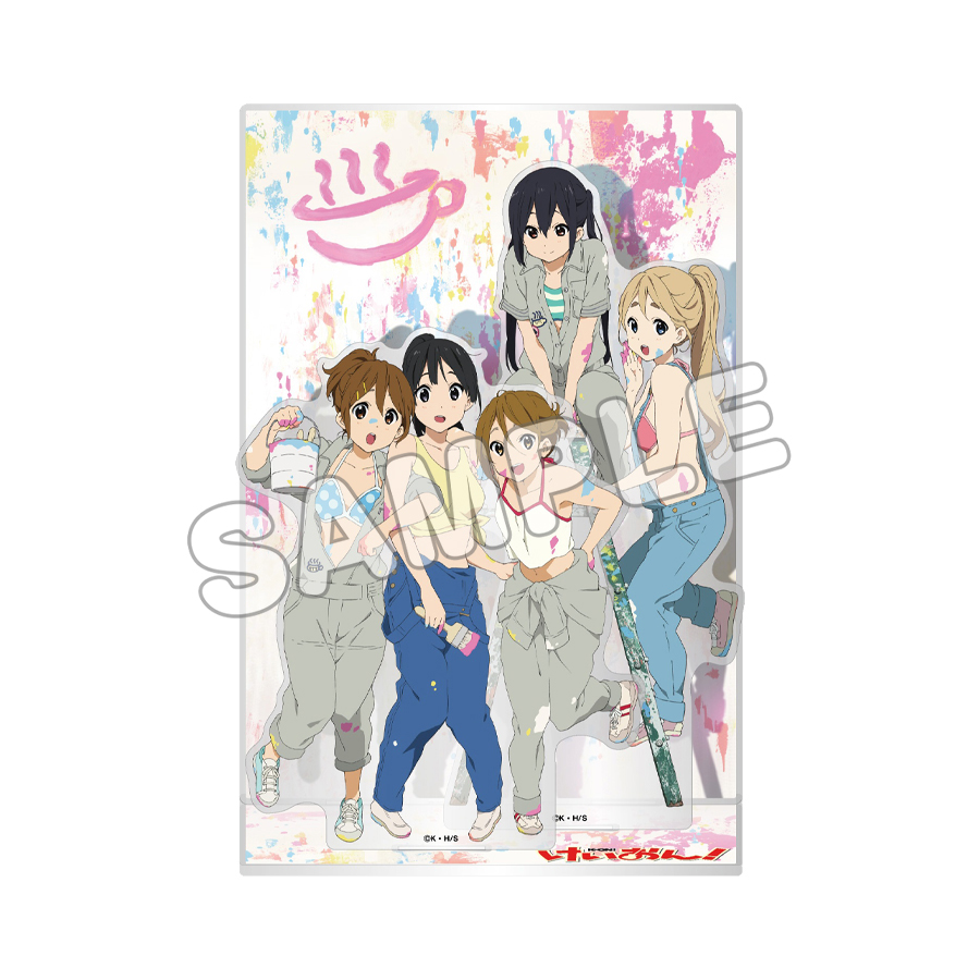 【限定品】けいおん　C106会場限定　アクリルジオラマオーロラペイント コミケ106 けいおん! アクリルジオラマ オーロラ ペイント C106