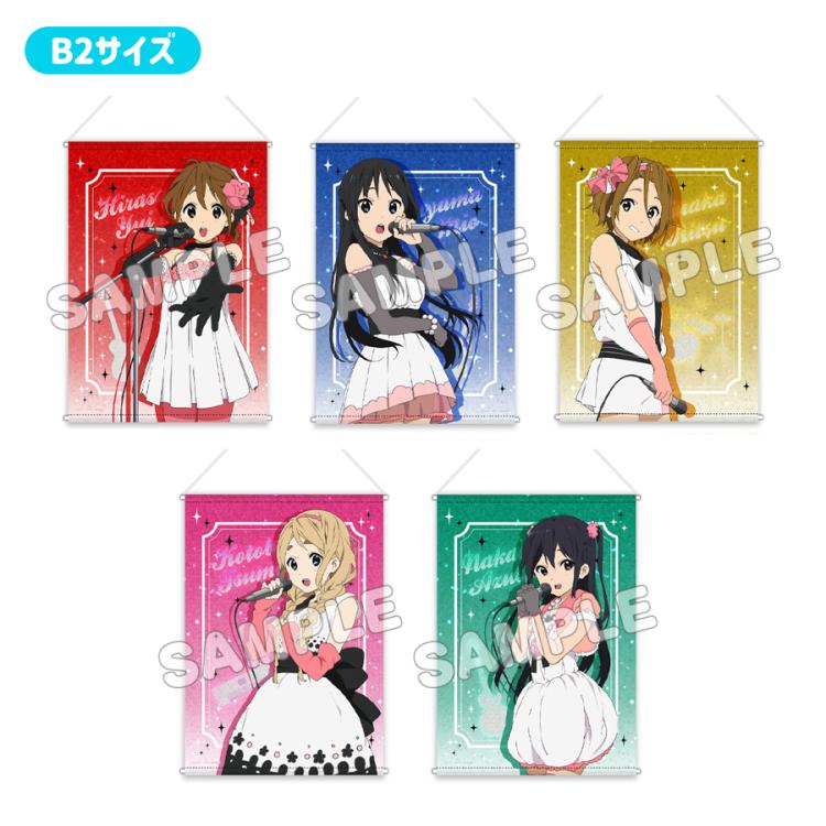 ツルネ サイン入りB2ポスター 京アニ 新品 3枚セット けいおん ミニクリアポスター 京都