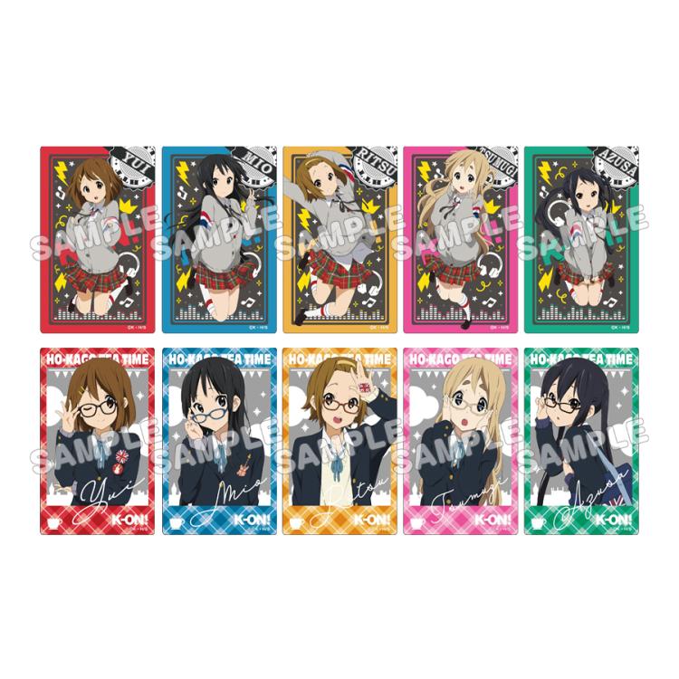 けいおん クリアポート 全種類 トレーディングアクリルカード(全10種)/単品/けいおん! | TBS
