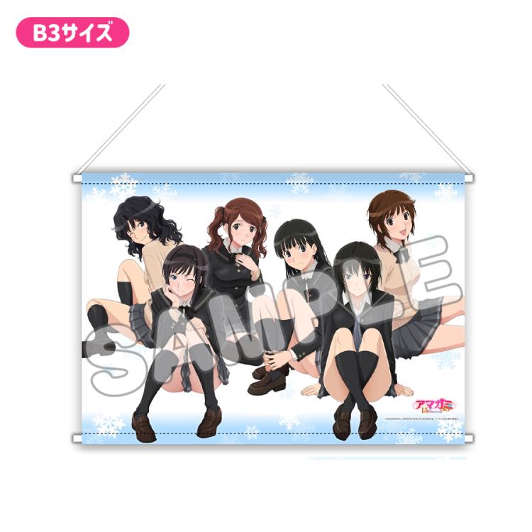 アマガミSS ani-art B2タペストリー　5人セット　未使用品 アマガミSS ani-art B2タペストリー 5人セット 未使用品