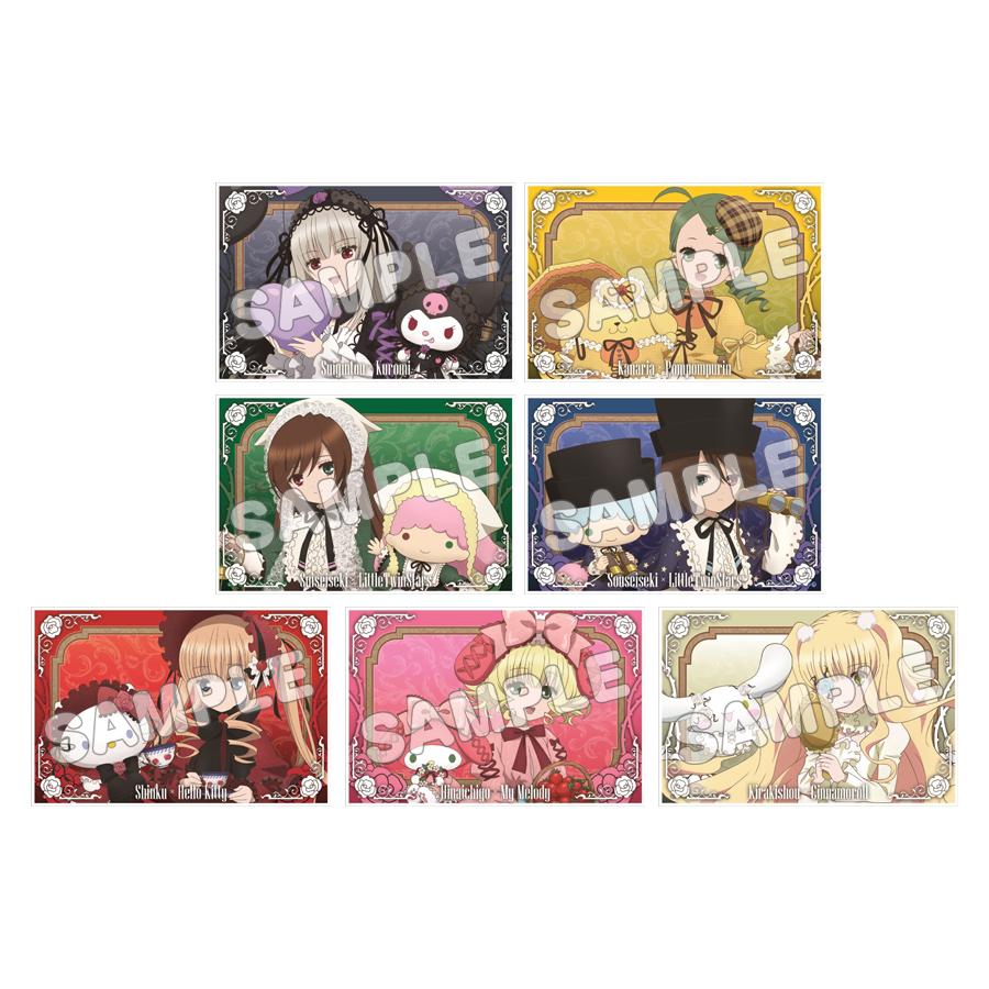 ローゼンメイデン 水銀燈×クロミ アクリルブロック サンリオコラボ アクリルブロック／ローゼンメイデン×サンリオキャラクターズ