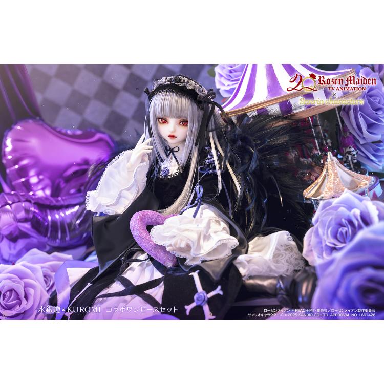ドールコラボワンピ／水銀燈×クロミ／ローゼンメイデン×サンリオ