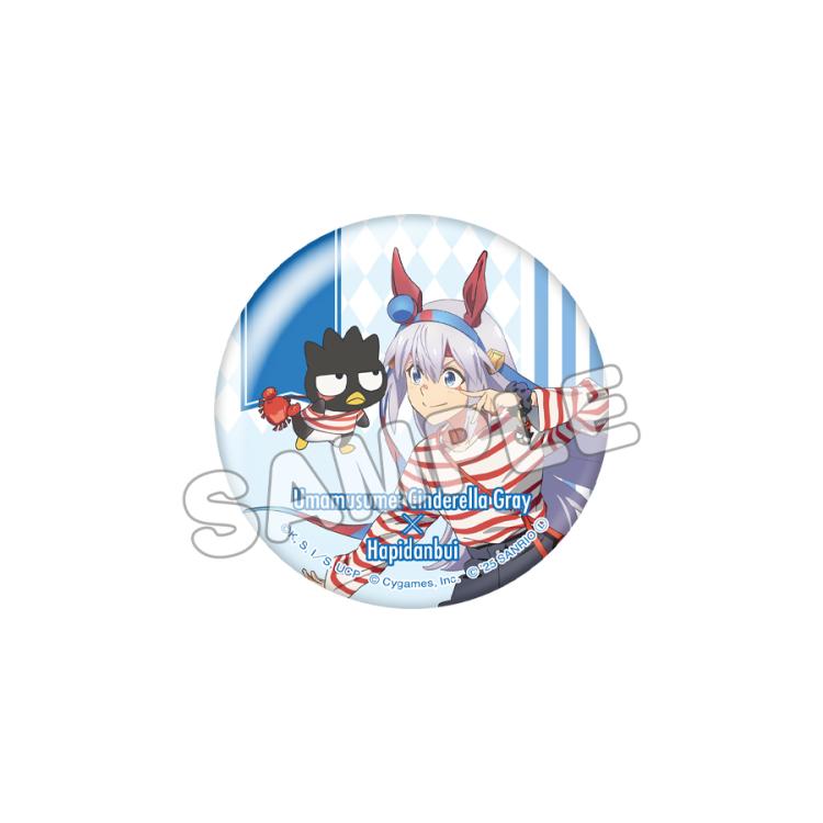 ウマ娘　シンデレラグレイ　はぴだんぶい　タマモクロス　缶バッジ 76 ウマ娘シンデレラグレイ【タマモクロス】はぴだんぶいコラボ