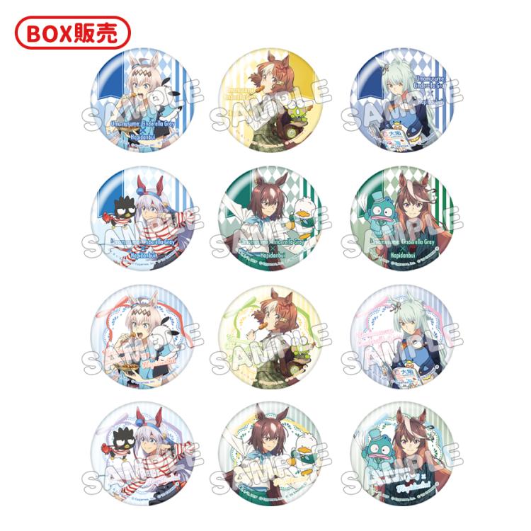 ウマ娘　サウンズオブアース　サンリオ　ランダム　缶バッジ　シークレット　6個 ウマ娘 サウンズオブアース サンリオ ランダム 缶バッジ
