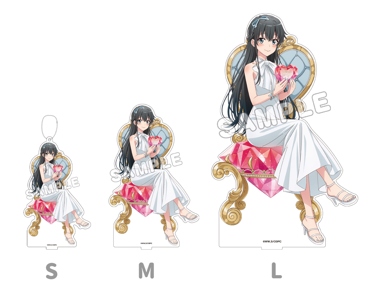 もっと大きいサイズで楽しみたい方には別売りのM／Lサイズがオススメです。