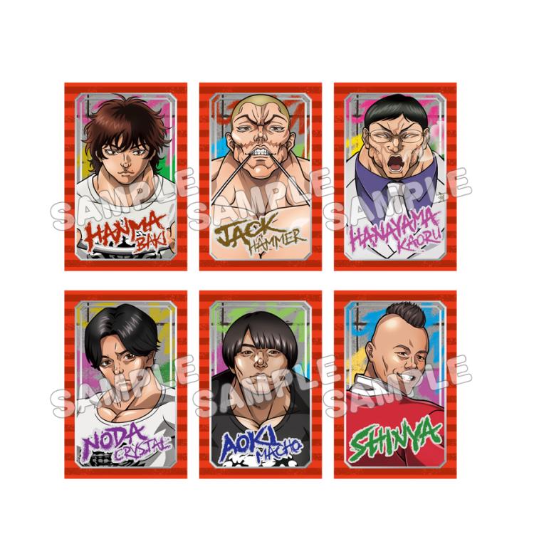 トレーディングカード(2枚入)／全12柄／アニメ『刃牙道』×クリスタル