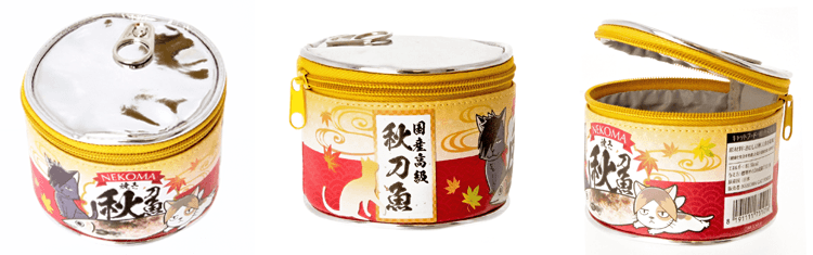 プルトップ付きネコ缶ポーチ