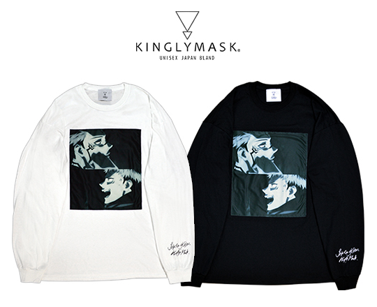 KINGLYMASKコラボ　ロングTシャツ（全2種