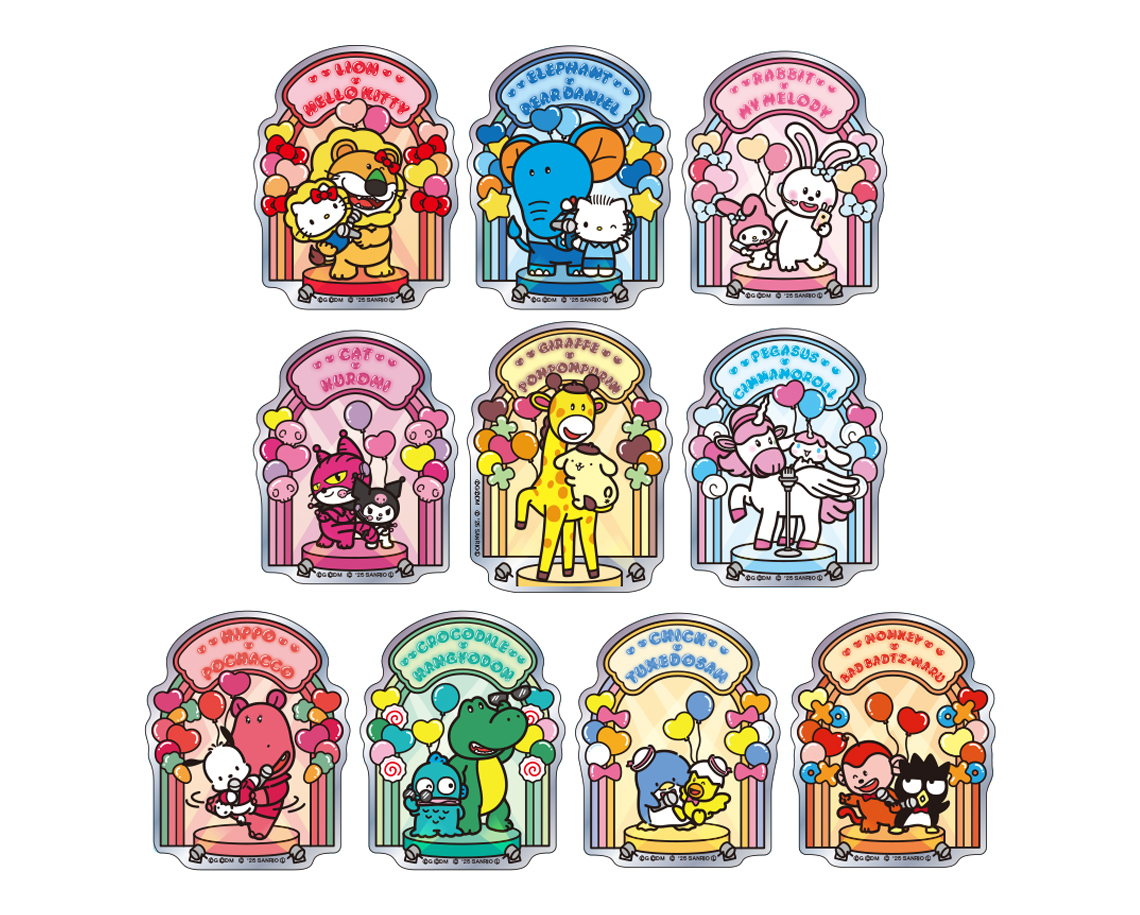 ダイカットホログラムステッカー（全10種）