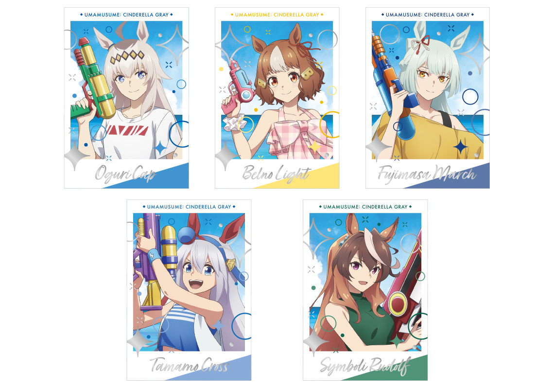 トレーディングメタリックカード(全5柄)