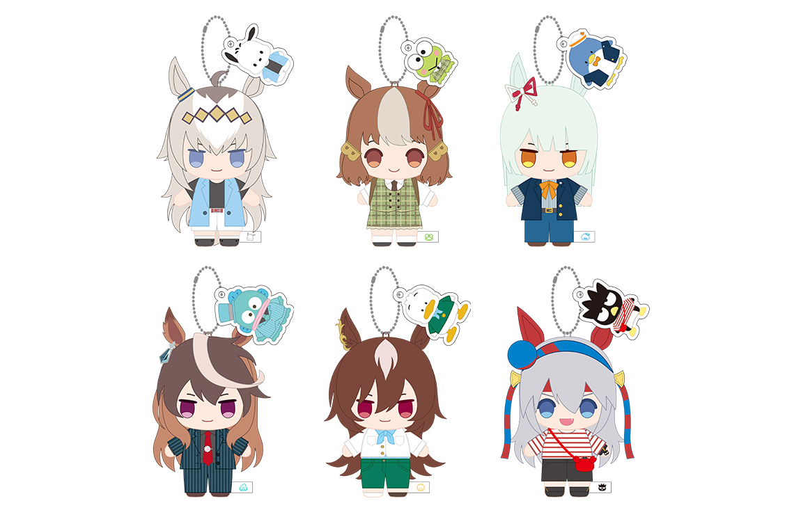 ぬいぐるみマスコット（全6種）